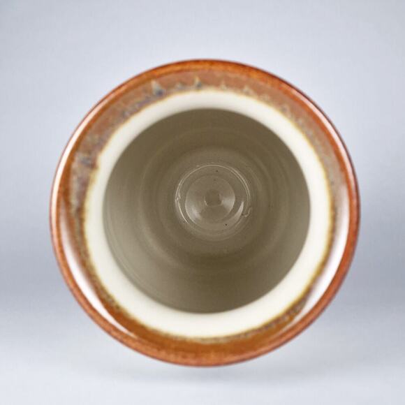 Sam Scott Studio Pottery Vase Porcelain Brushwork Wheel Thrown PNW Artist Signed - Picture 5 of 7